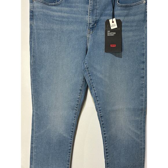 Levi's 311 Shaping Skinny Mid Rise Jeans Size 34 x 32 New w/ Tags Levi's Sculpt - Picture 6 of 13